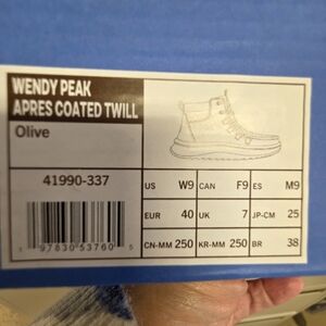 Hey Dude Olive Lace-Up Ankle Boots